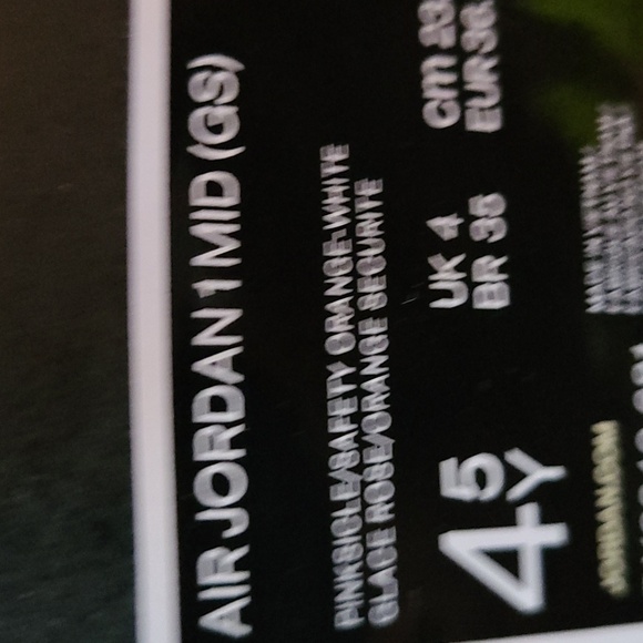 AIR JORDAN 1 MID (GS) Glace Rose, Girls Hi-top Basketball Shoe - Picture 6 of 6